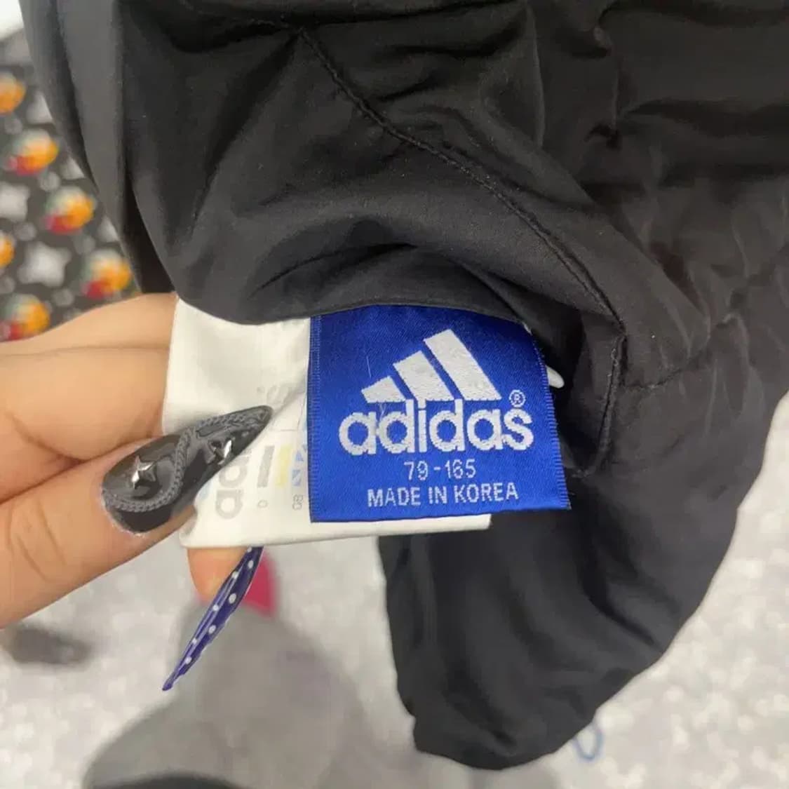 아디다스 레트로 다크블루 리버시블 바람막이 자켓 100 C08484 상품이미지7