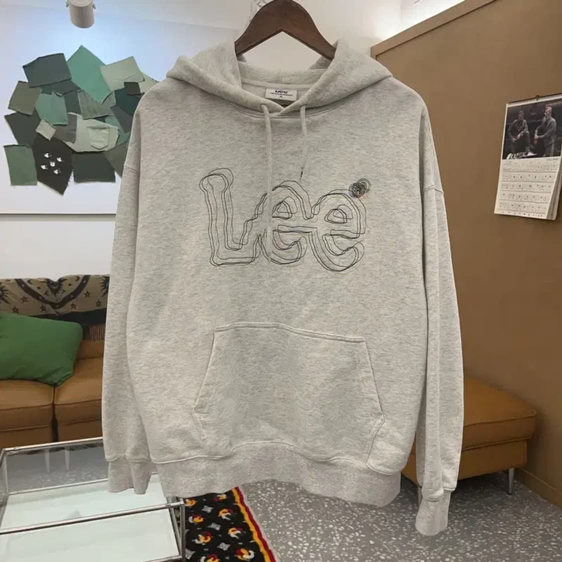 리 LEE 키치 체인 트위치 로고 후드티 M C08497 상품이미지3