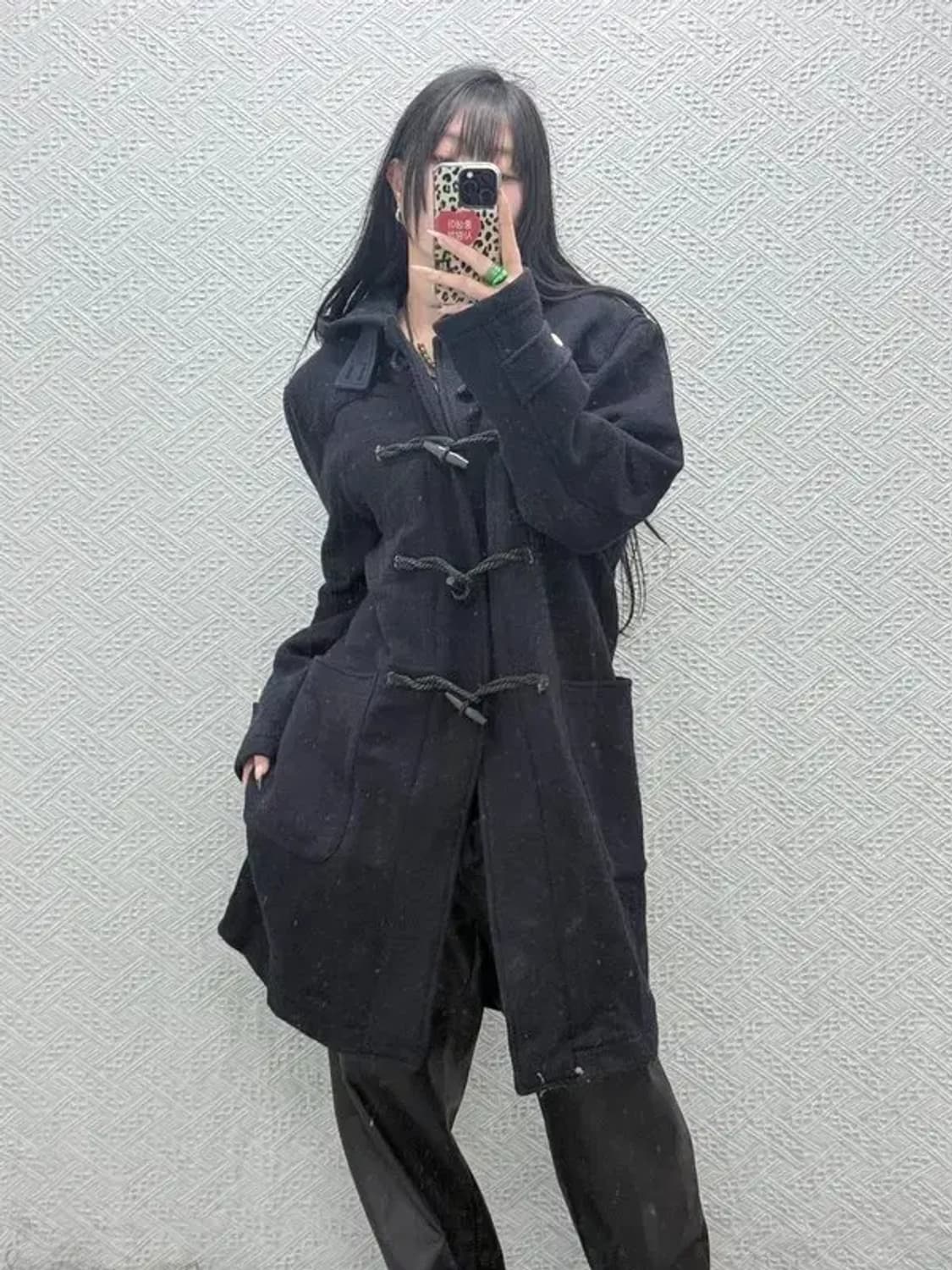 폴로 랄프로렌 폭닥 캐주얼 모직 더플 떡볶이 코트 M C08498 상품이미지2