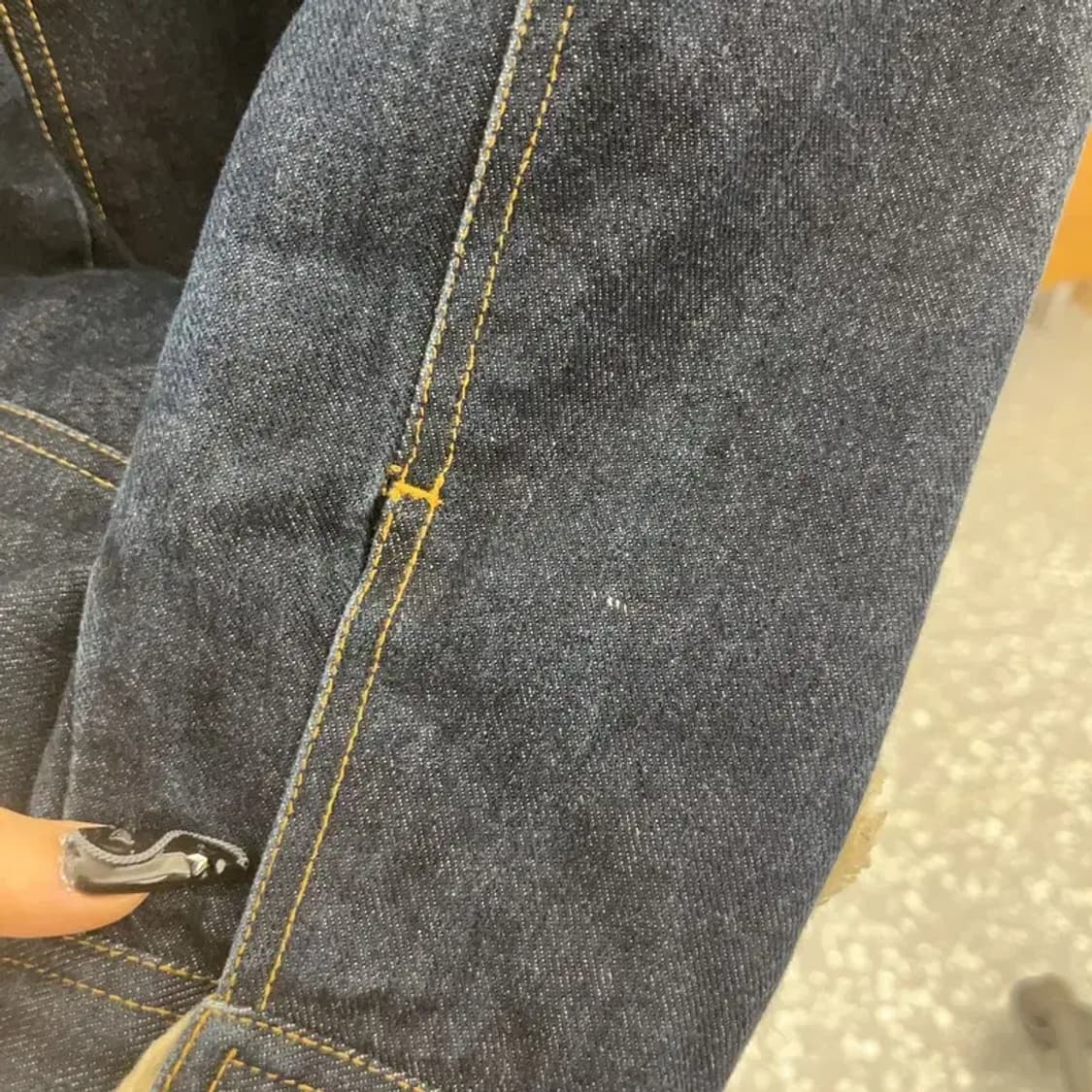 캘빈클라인 슬림핏 쉐르파 데님 양털 자켓 S C08501 상품이미지6