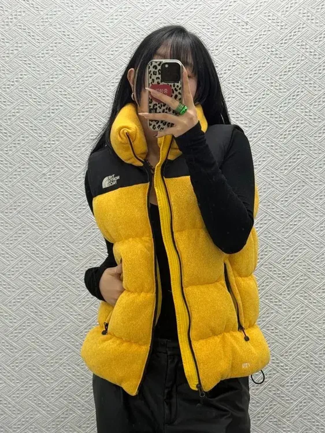 노스페이스 700 레트로 머스타드 거위털 패딩 조끼 90 C08502 상품이미지1