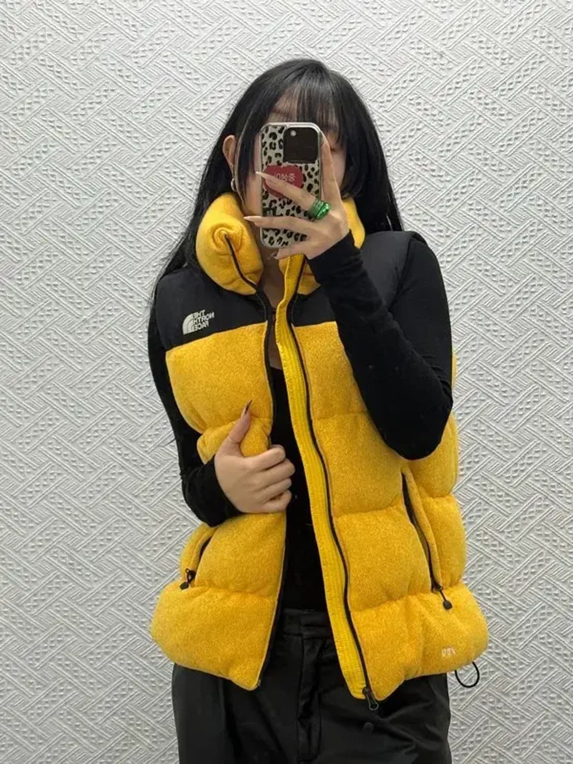 노스페이스 700 레트로 머스타드 거위털 패딩 조끼 90 C08502 상품이미지2