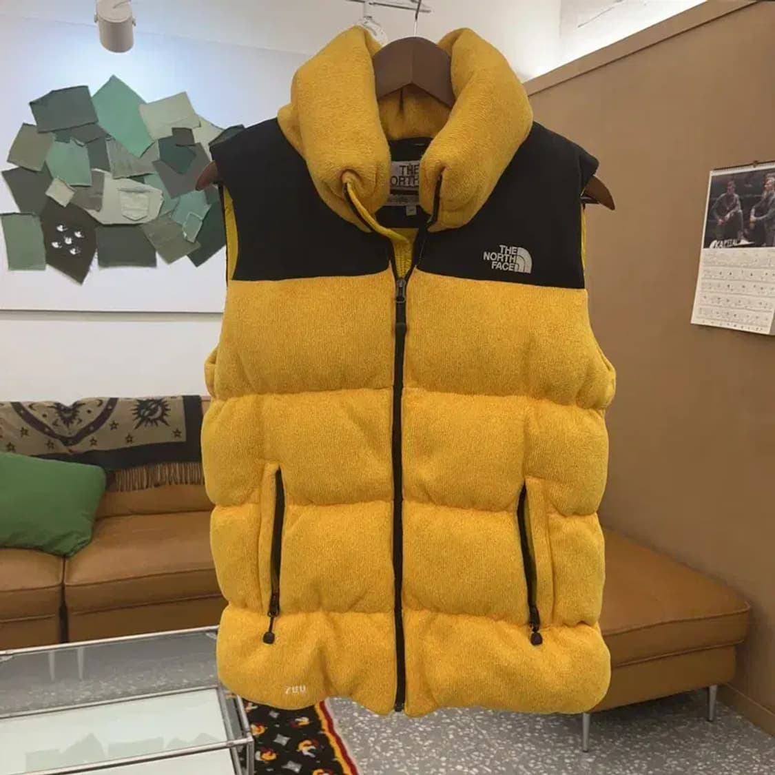 노스페이스 700 레트로 머스타드 거위털 패딩 조끼 90 C08502 상품이미지3