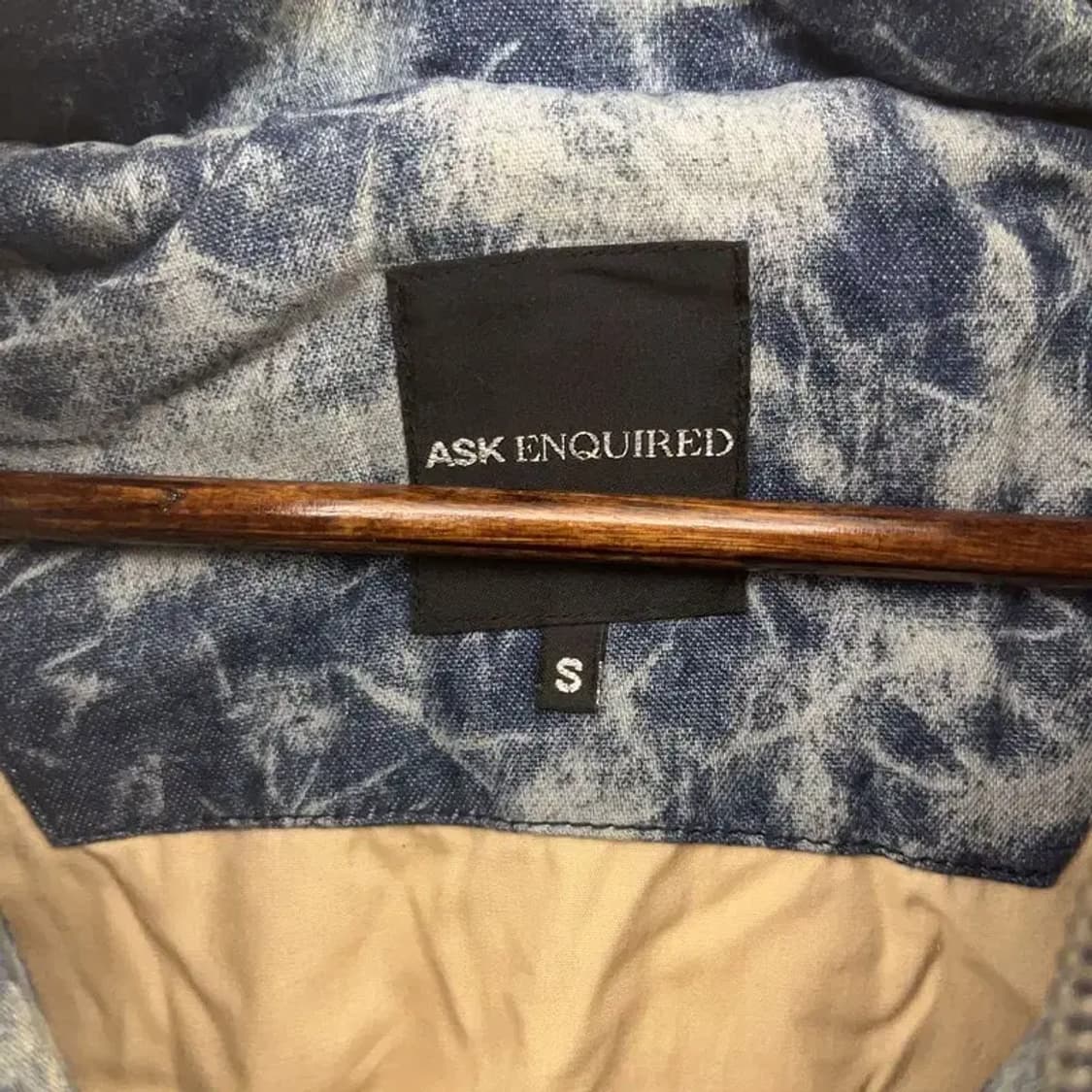 ASK 그런지 아메카지 타이다이 워싱 패딩 조끼 S C08503 상품이미지5