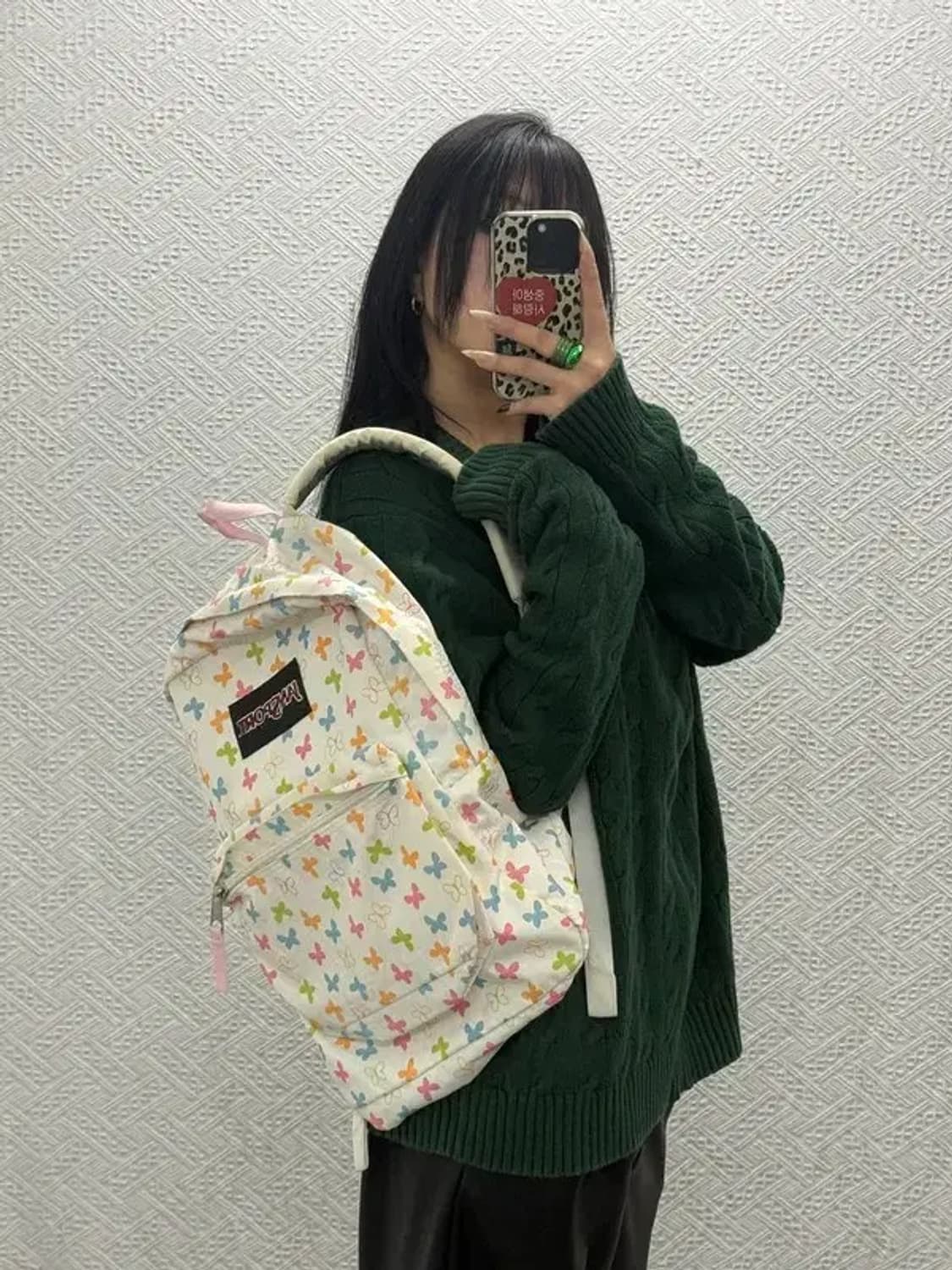 잔스포츠 키치 코튼캔디 나비패턴 백팩 C08515 상품이미지1