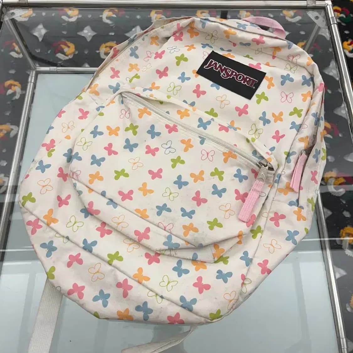 잔스포츠 키치 코튼캔디 나비패턴 백팩 C08515 상품이미지3