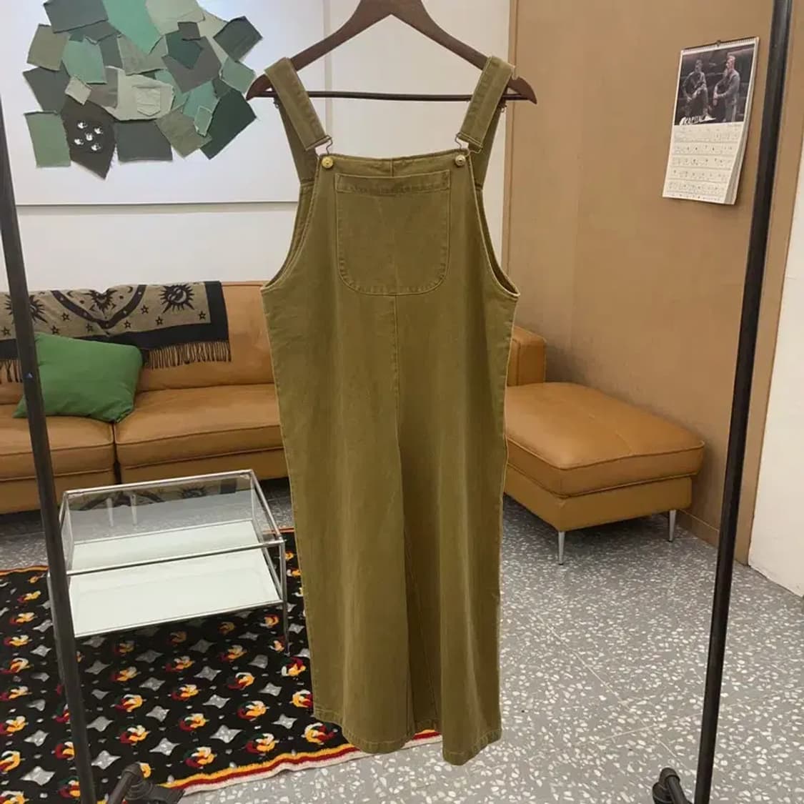 자라 ZARA 빈티지 캐주얼 컨트리 파머 포켓 멜빵바지 S C08479 상품이미지2