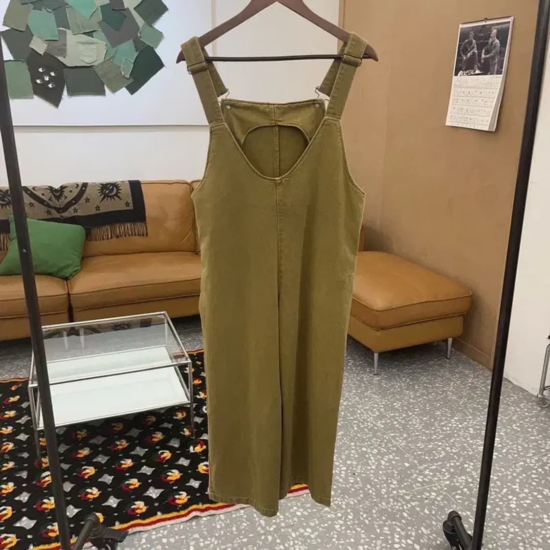 자라 ZARA 빈티지 캐주얼 컨트리 파머 포켓 멜빵바지 S C08479 상품이미지3