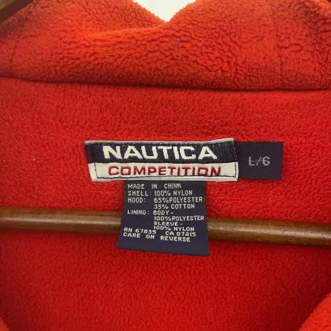 노티카 올드스쿨 캐주얼 오버핏 기모 후드 자켓 L C08488 상품이미지5