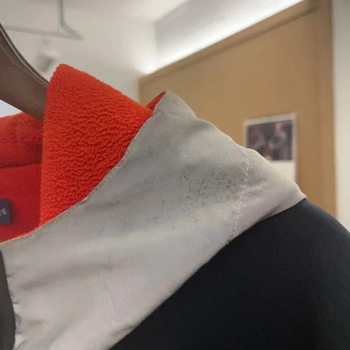 노티카 올드스쿨 캐주얼 오버핏 기모 후드 자켓 L C08488 상품이미지8