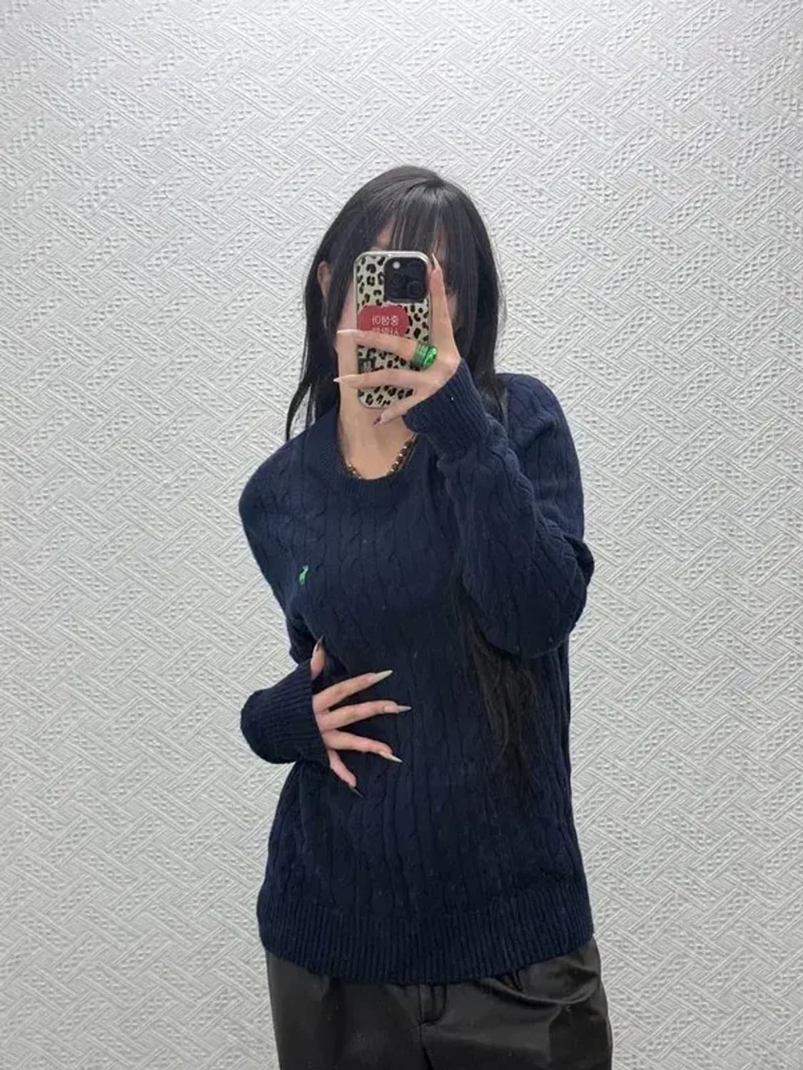 아베크롬비 빈티지 모던 캐주얼 꽈배기 니트 S C08495 상품이미지1