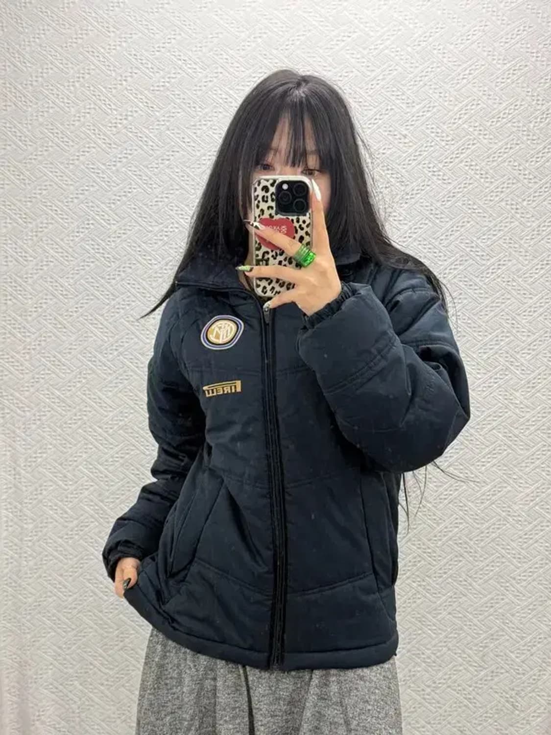 나이키 인터밀란 피렐리 올드스쿨 경량 패딩 자켓 XS C08491 상품이미지2