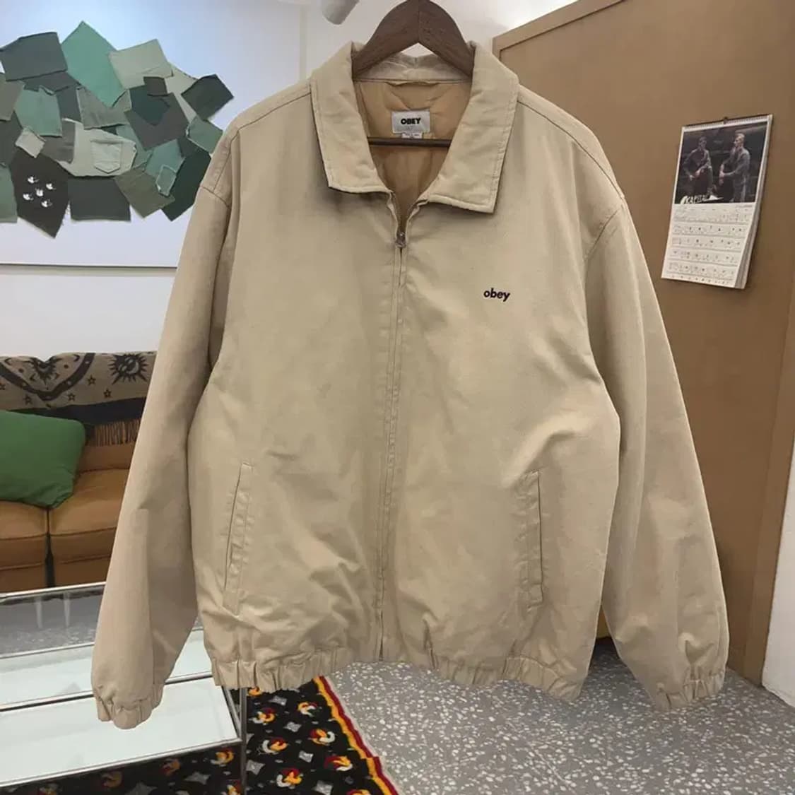 오베이 LEIMERT 키치 플라워 프린팅 자켓 XXL C08489 상품이미지3