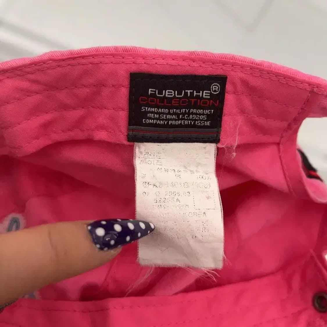 푸부 FUBU Y2K 대장급 00's 핫핑크 볼캡 C08512 상품이미지4