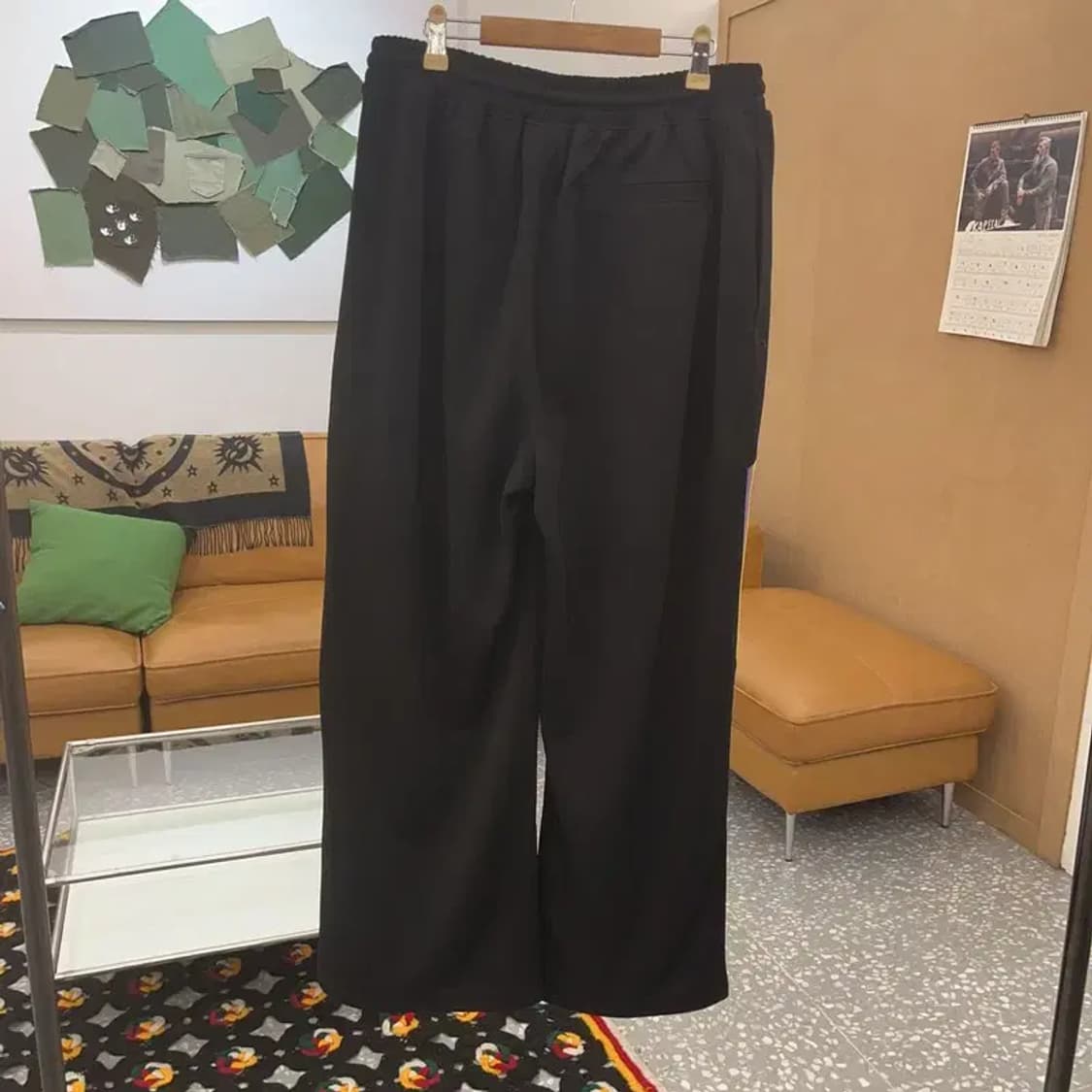 널디 키치 유니크 블랙퍼플 져지 트랙팬츠 M C08509 상품이미지4