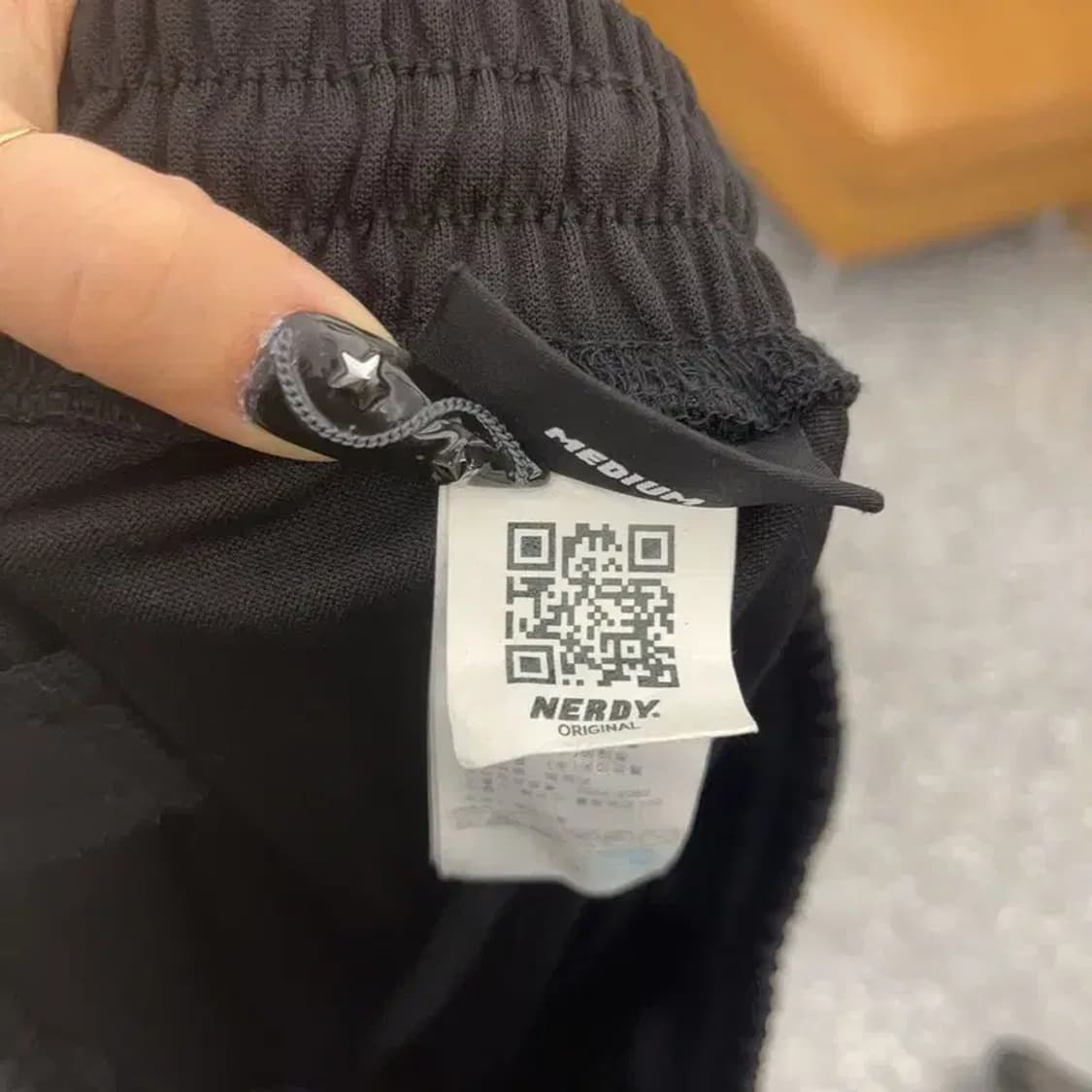 널디 키치 유니크 블랙퍼플 져지 트랙팬츠 M C08509 상품이미지7