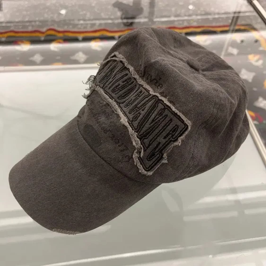 아크메드라비 디스트로이드 고딕 그런지 로고패치 볼캡 C08513 상품이미지3