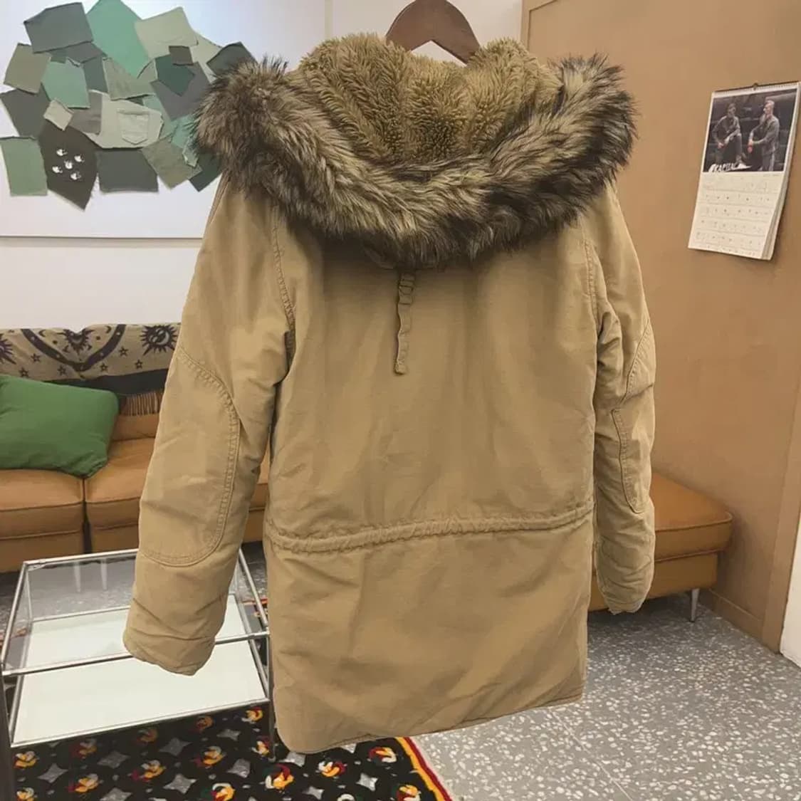 데님 앤 서플라이 빈티지 멀티포켓 워크 털모자 패딩 XS C08494 상품이미지4