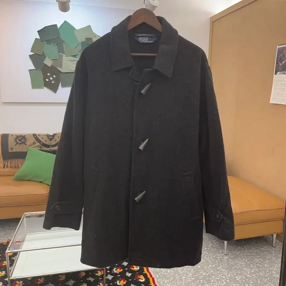 폴로 랄프로렌 빈티지 캐주얼 시크 울 떡볶이 더플코트 100 C08524 상품이미지3