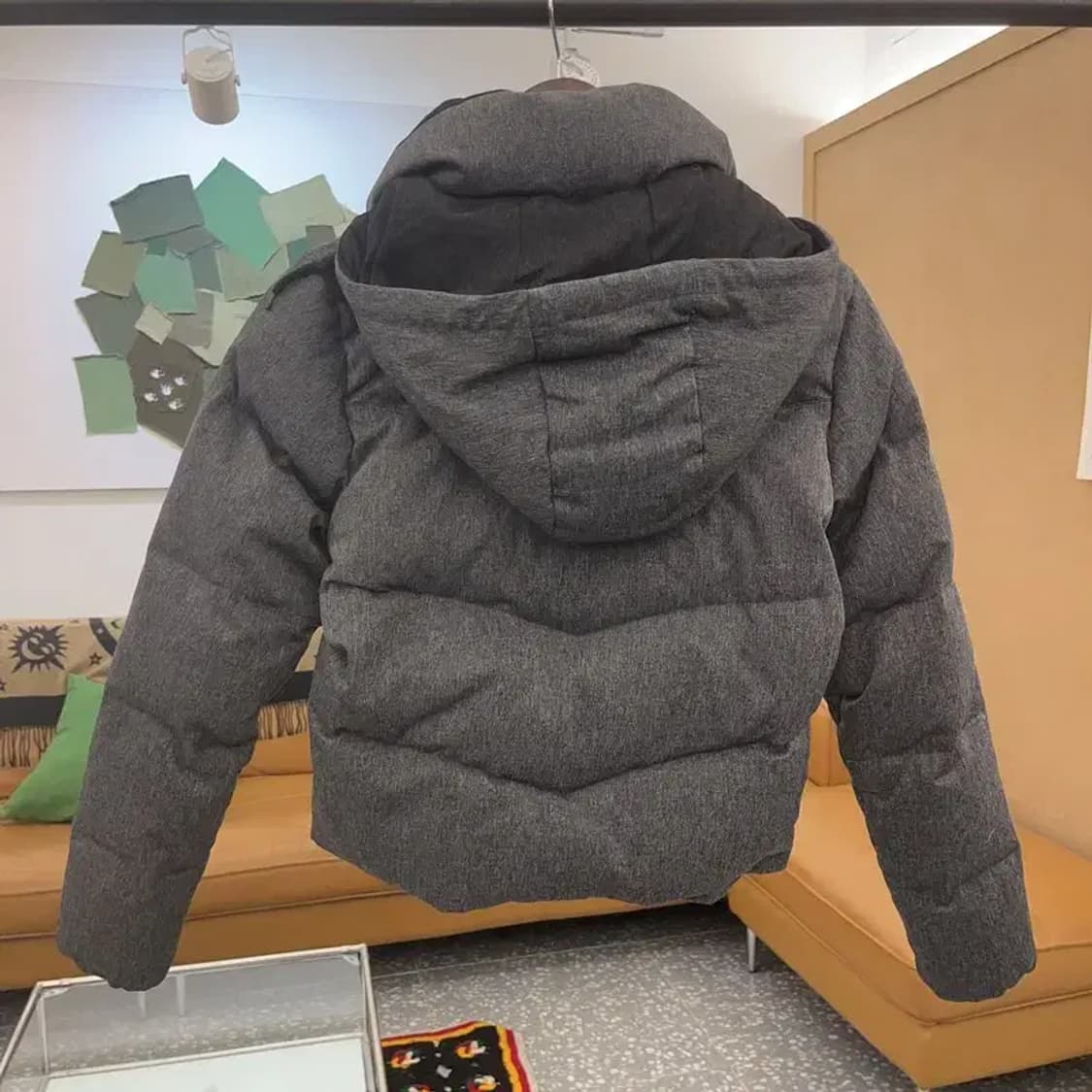 아디다스 빈티지 모던시크 슬림핏 크롭 숏 패딩 85 C08525 상품이미지4