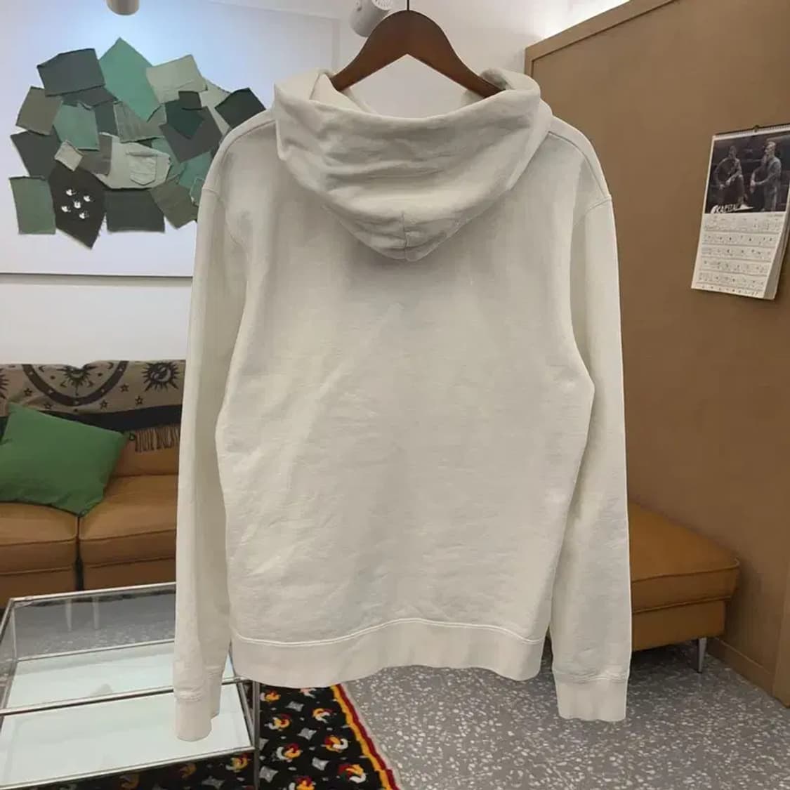 산드로 빈티지 키치 털실캐릭터 기모 후드티 105 C08527 상품이미지4