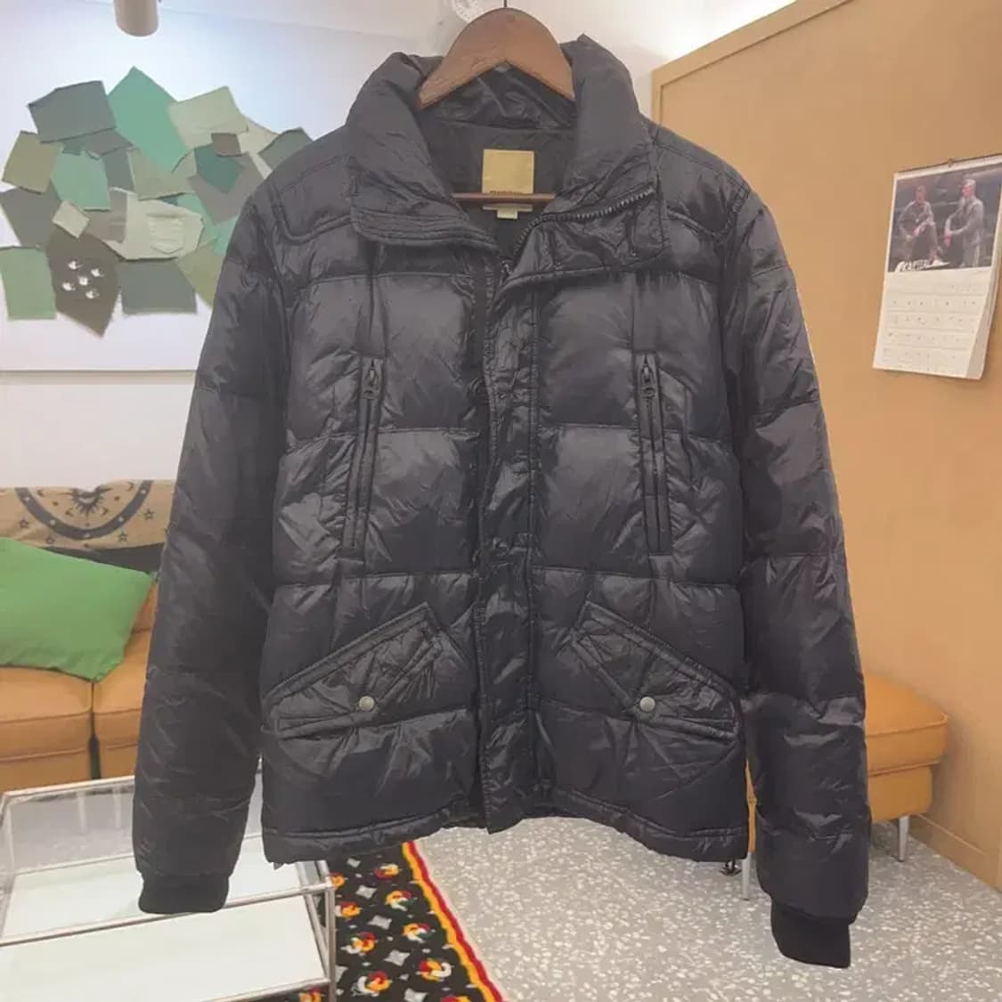 디젤 빈티지 모던락시크 덕다운 경량 패딩 M C08532 상품이미지3