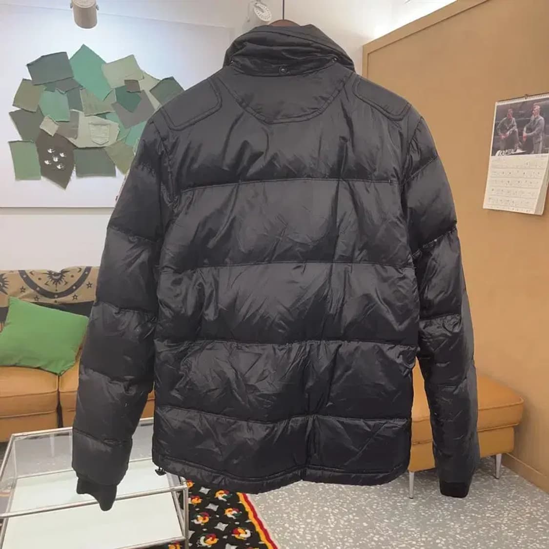 디젤 빈티지 모던락시크 덕다운 경량 패딩 M C08532 상품이미지4