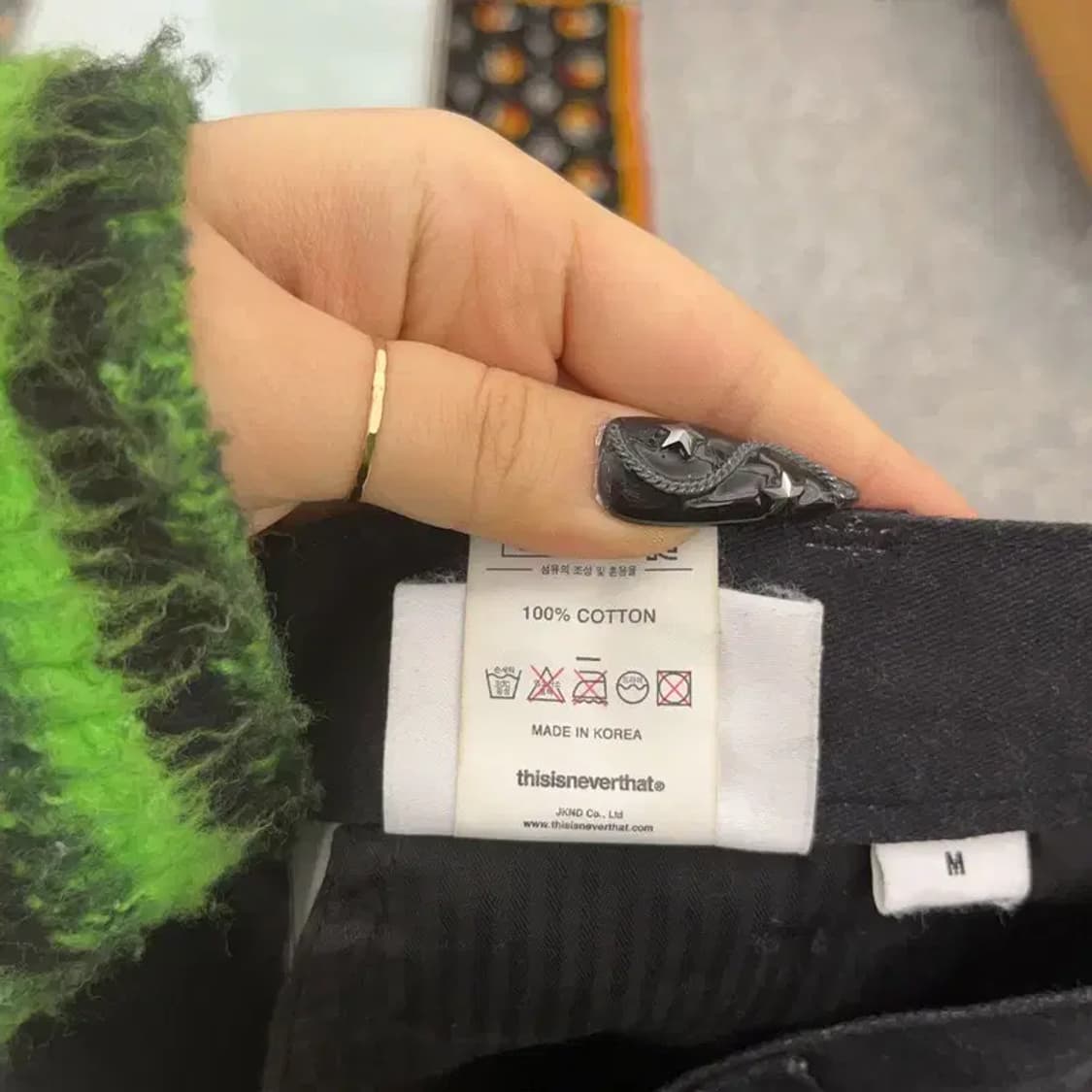 디스이즈네버댓 올드스쿨 키치 성조기 워크팬츠 M C08543 상품이미지6