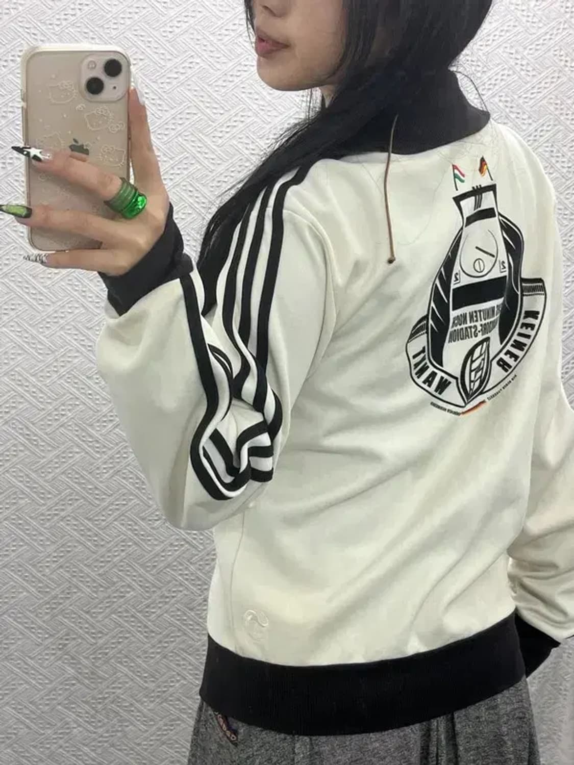 아디다스 유로 2008 독일 화이트크림 져지 집업 95 C08522 상품이미지1