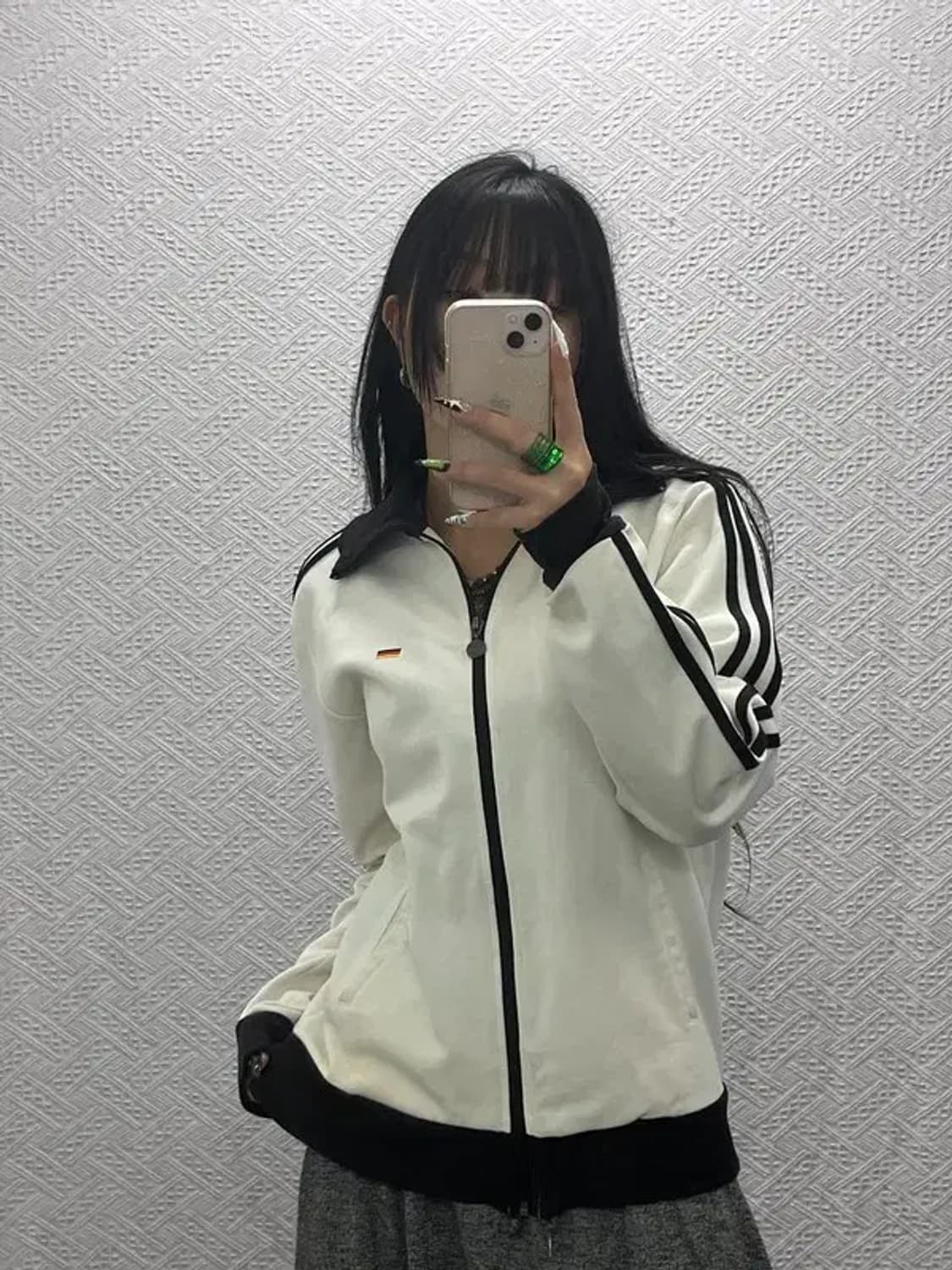 아디다스 유로 2008 독일 화이트크림 져지 집업 95 C08522 상품이미지2