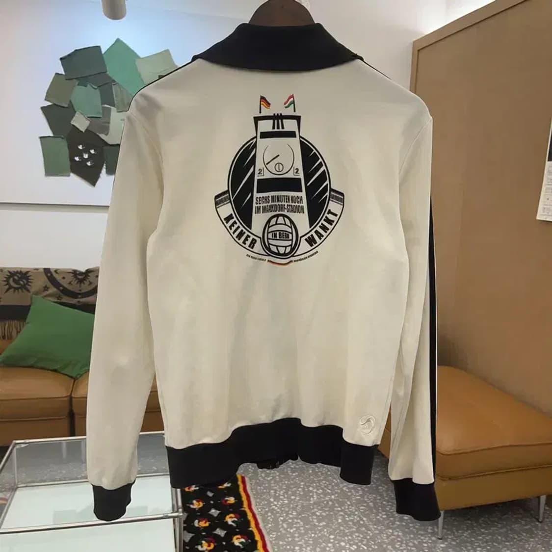 아디다스 유로 2008 독일 화이트크림 져지 집업 95 C08522 상품이미지4