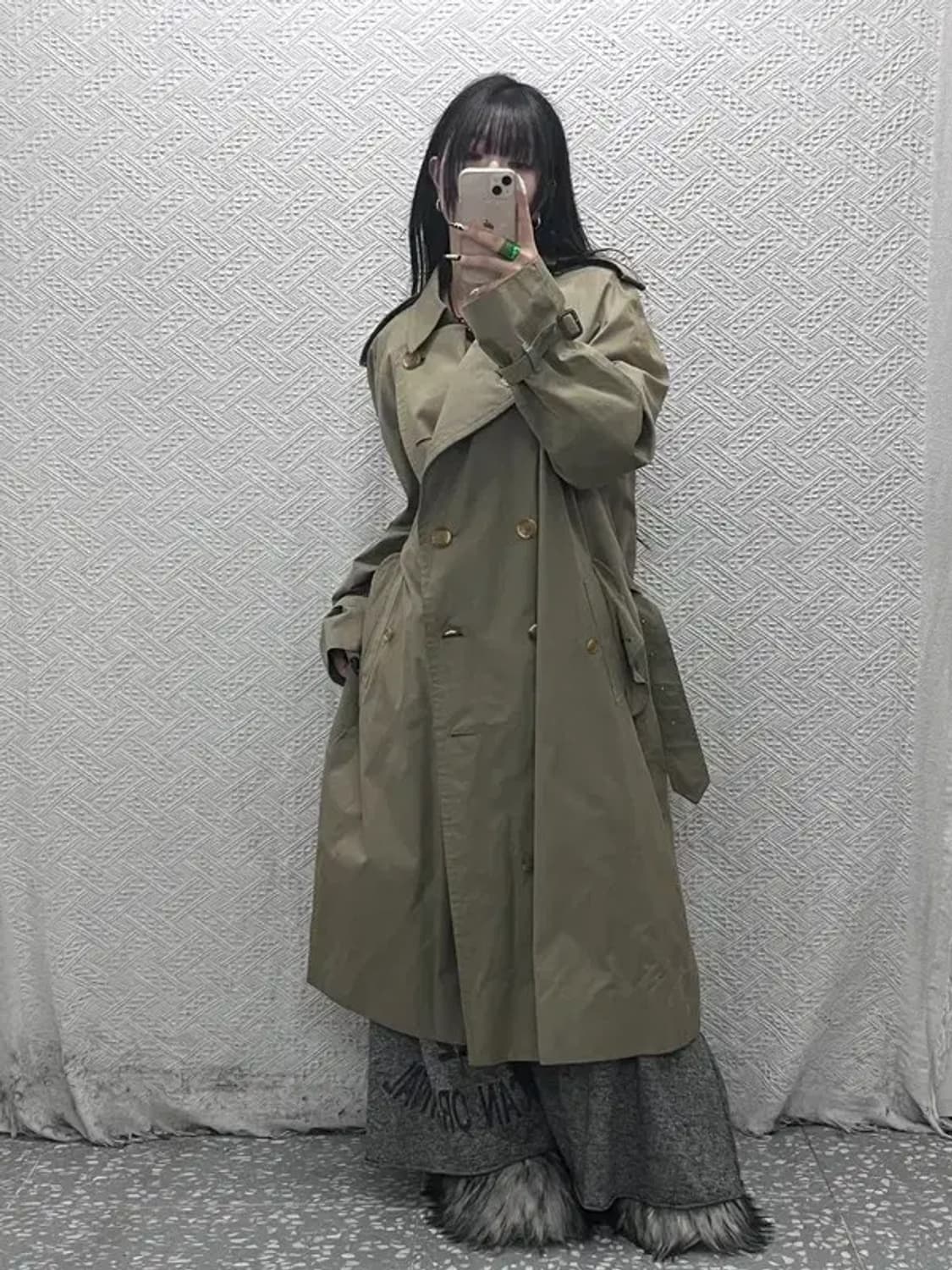 버버리 모던시크 캐주얼 벨티드 트렌치 코트 52 C08529 상품이미지1