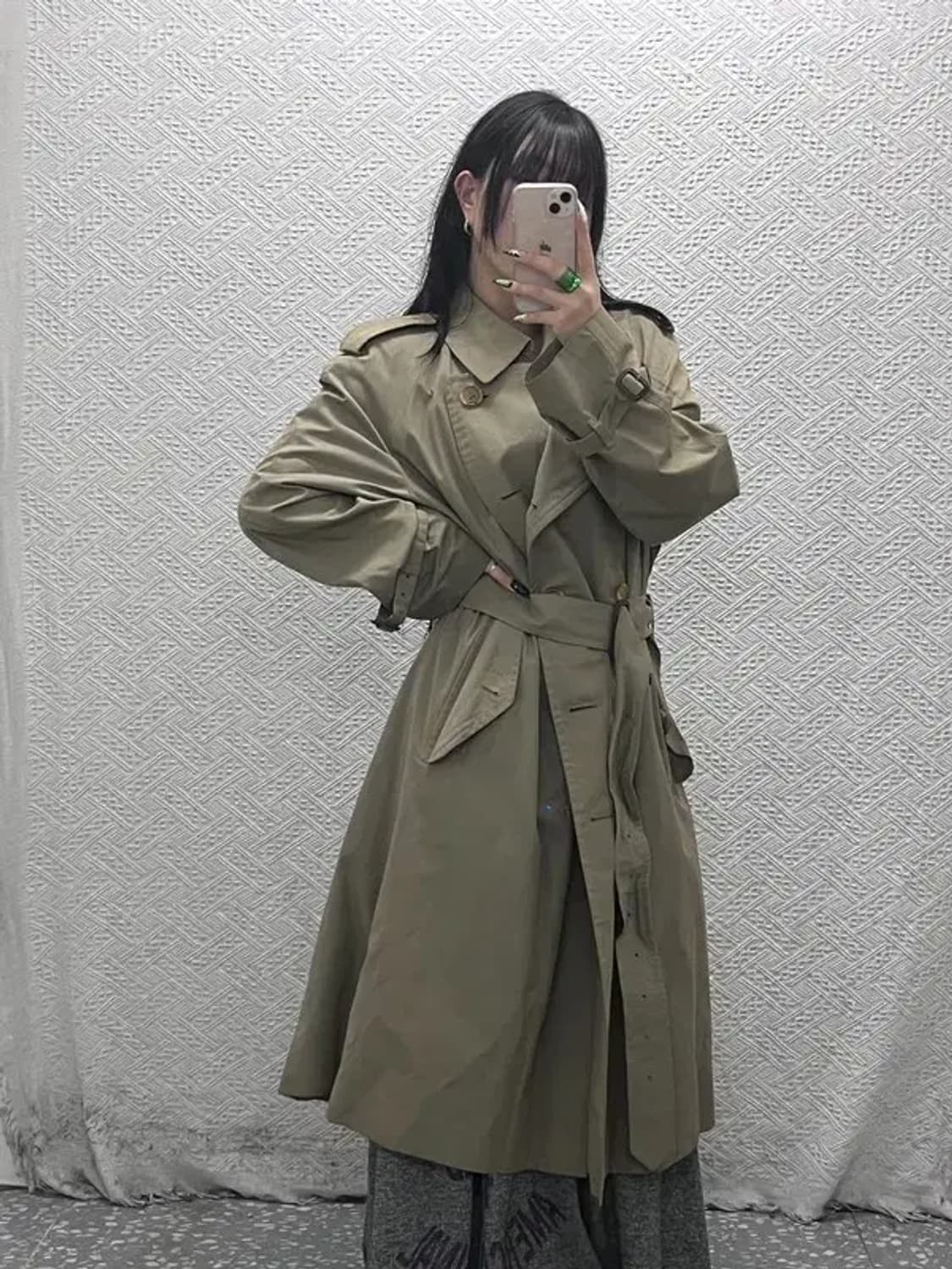 버버리 모던시크 캐주얼 벨티드 트렌치 코트 52 C08529 상품이미지2