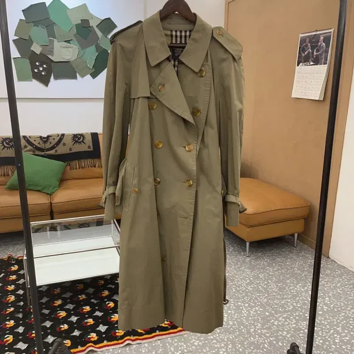 버버리 모던시크 캐주얼 벨티드 트렌치 코트 52 C08529 상품이미지3