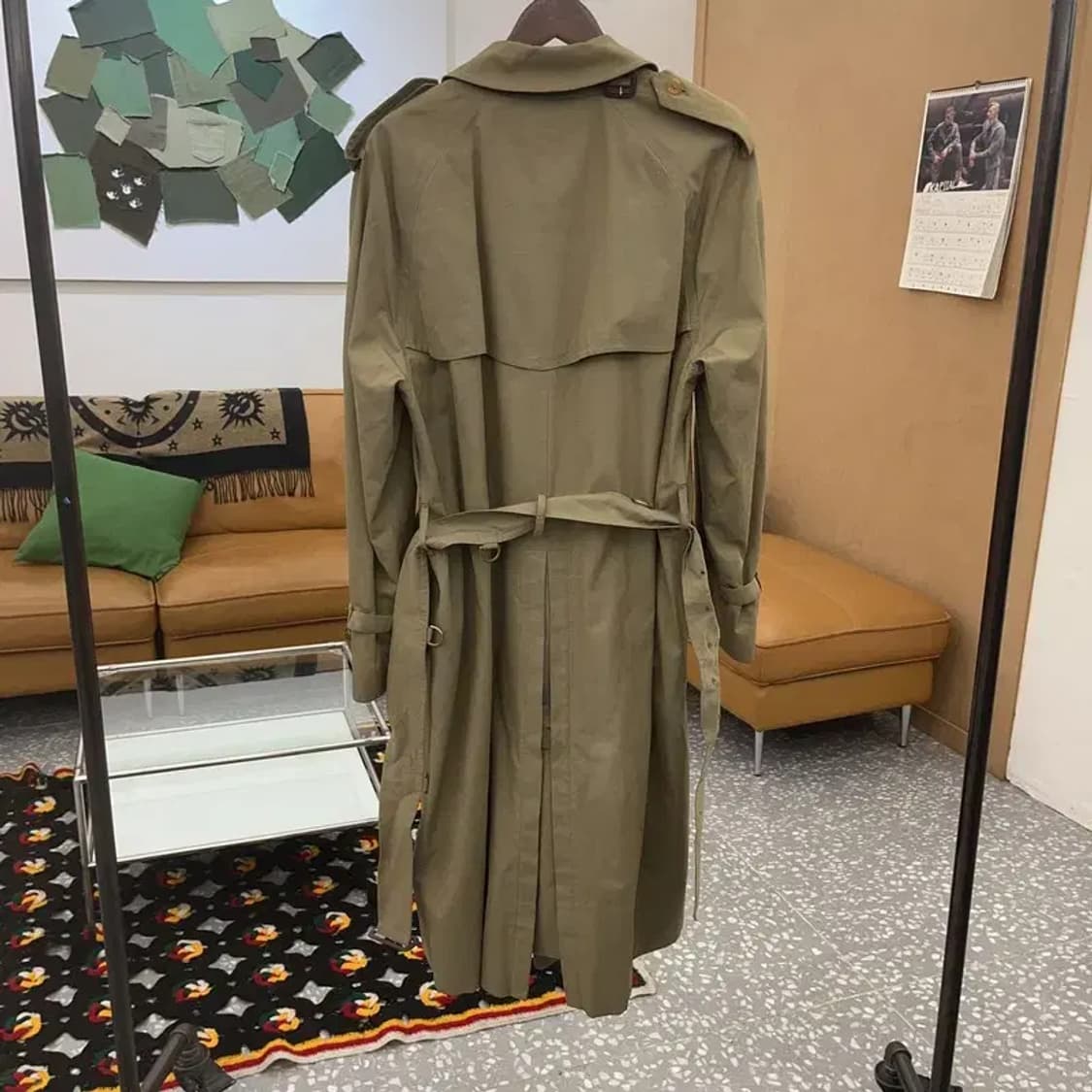 버버리 모던시크 캐주얼 벨티드 트렌치 코트 52 C08529 상품이미지4