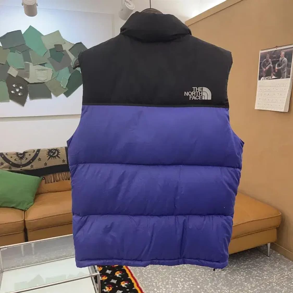 노스페이스 눕시 Y2K 90's 퍼플 구스다운 패딩 조끼 S C08542 상품이미지4