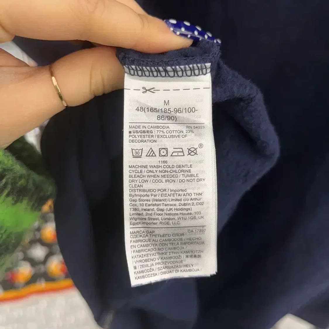 갭 올드스쿨 레트로 Y2K 빅로고 약기모 후드집업 M C08523 상품이미지6