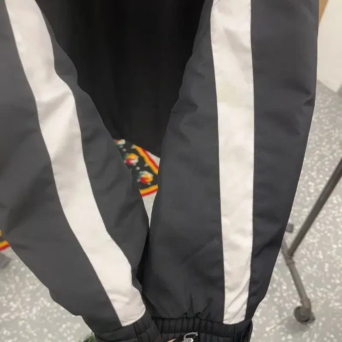 푸마 올드스쿨 레트로 슬리브배색 바람막이 자켓 L C08531 상품이미지6