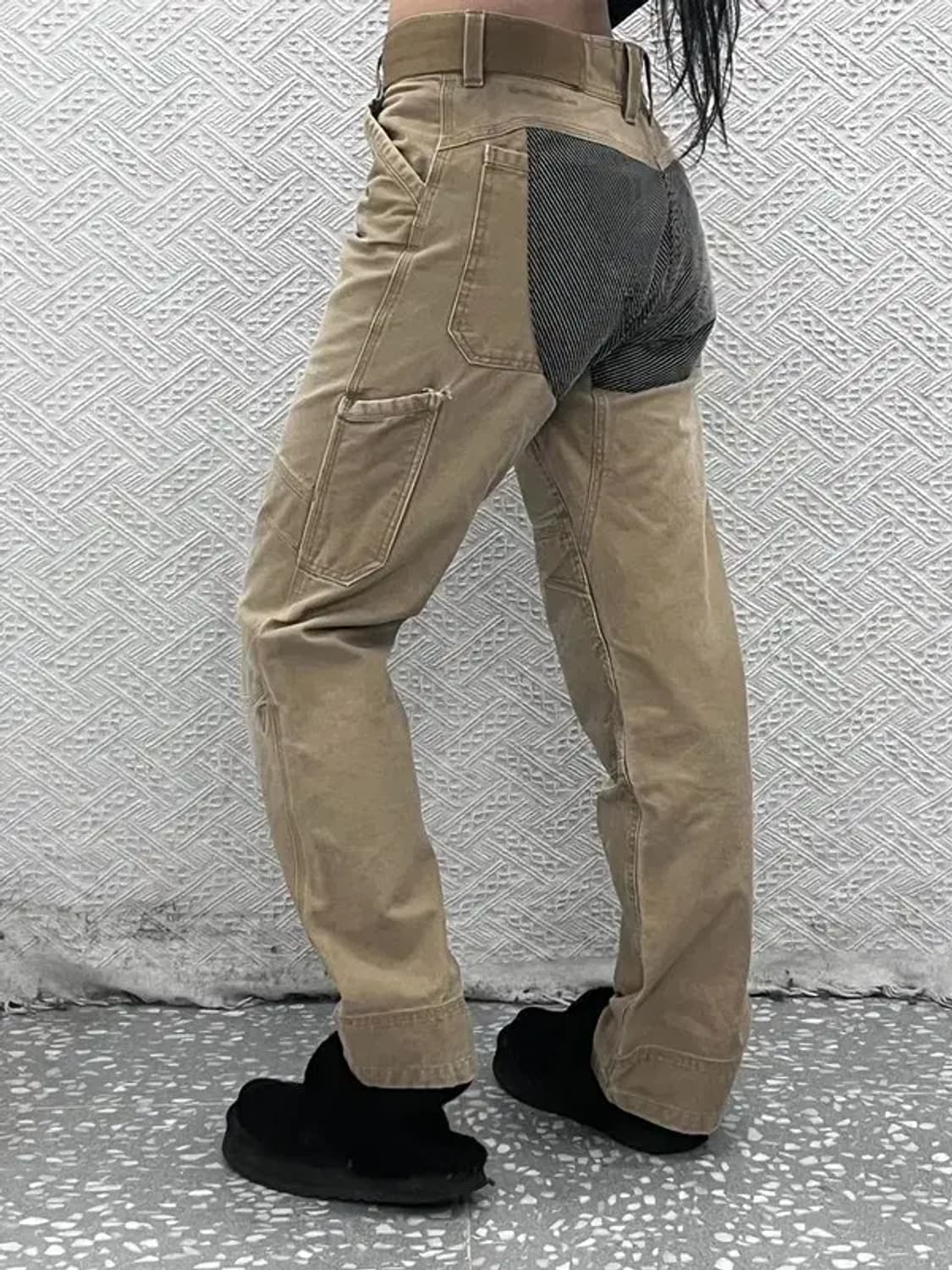 오클리 스트릿 캐주얼 빈티지 패치워크 바지 28인치 C08552 상품이미지2