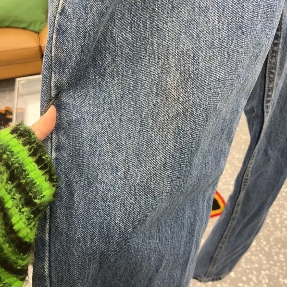 리바이스 550 빈티지무드 워싱 빅사이즈 데님팬츠 C08549 상품이미지8