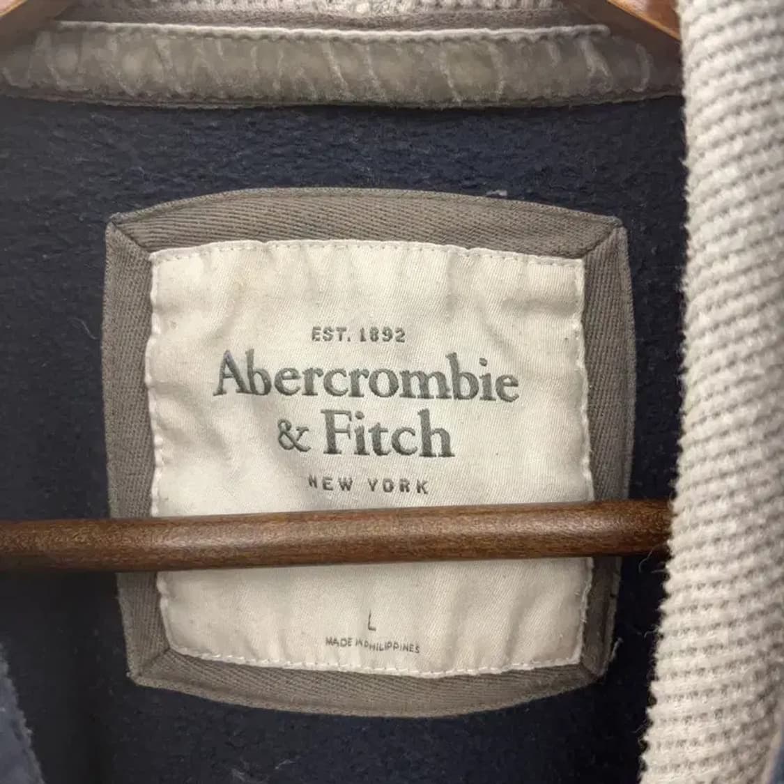 아베크롬비 올드스쿨 00's 슬립핏 약기모 후드집업 L C08535 상품이미지5