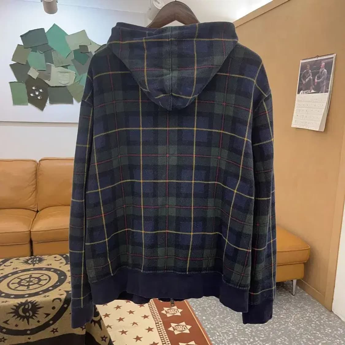 폴로 랄프로렌 빅포니 하이틴 블랙와치 타탄체크 자켓 XXL C08567 상품이미지4