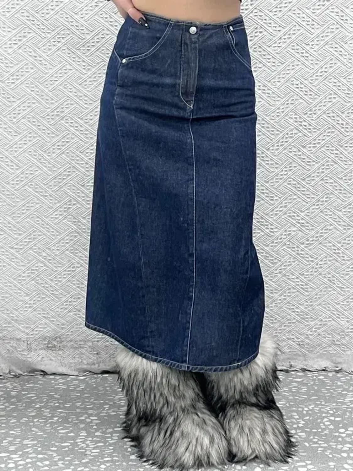 리바이스 엔지니어드 모던캐주얼 데님 스커트 청치마 80 C08586 상품이미지2