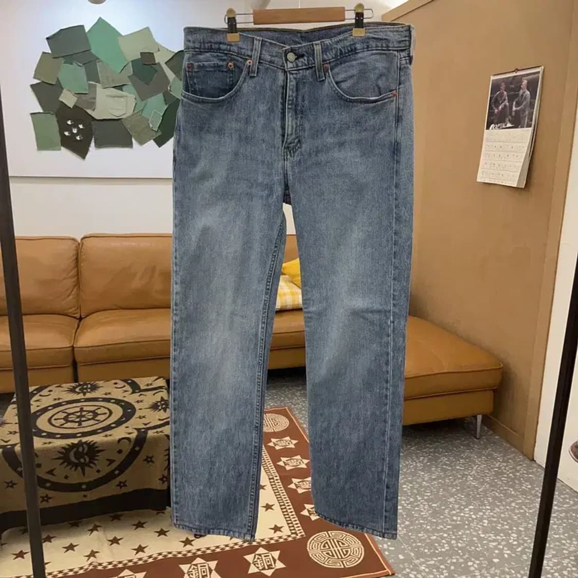 리바이스 514 캐주얼 빈티지 데미지 워싱 데님팬츠 32인치 C08591 상품이미지3