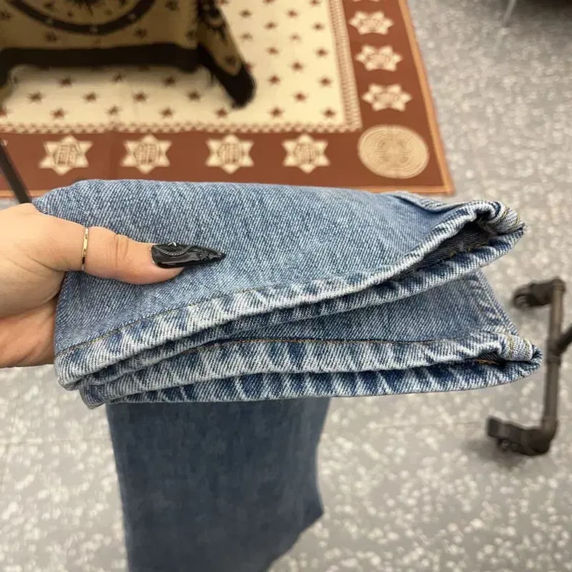 리바이스 514 캐주얼 빈티지 데미지 워싱 데님팬츠 32인치 C08591 상품이미지7
