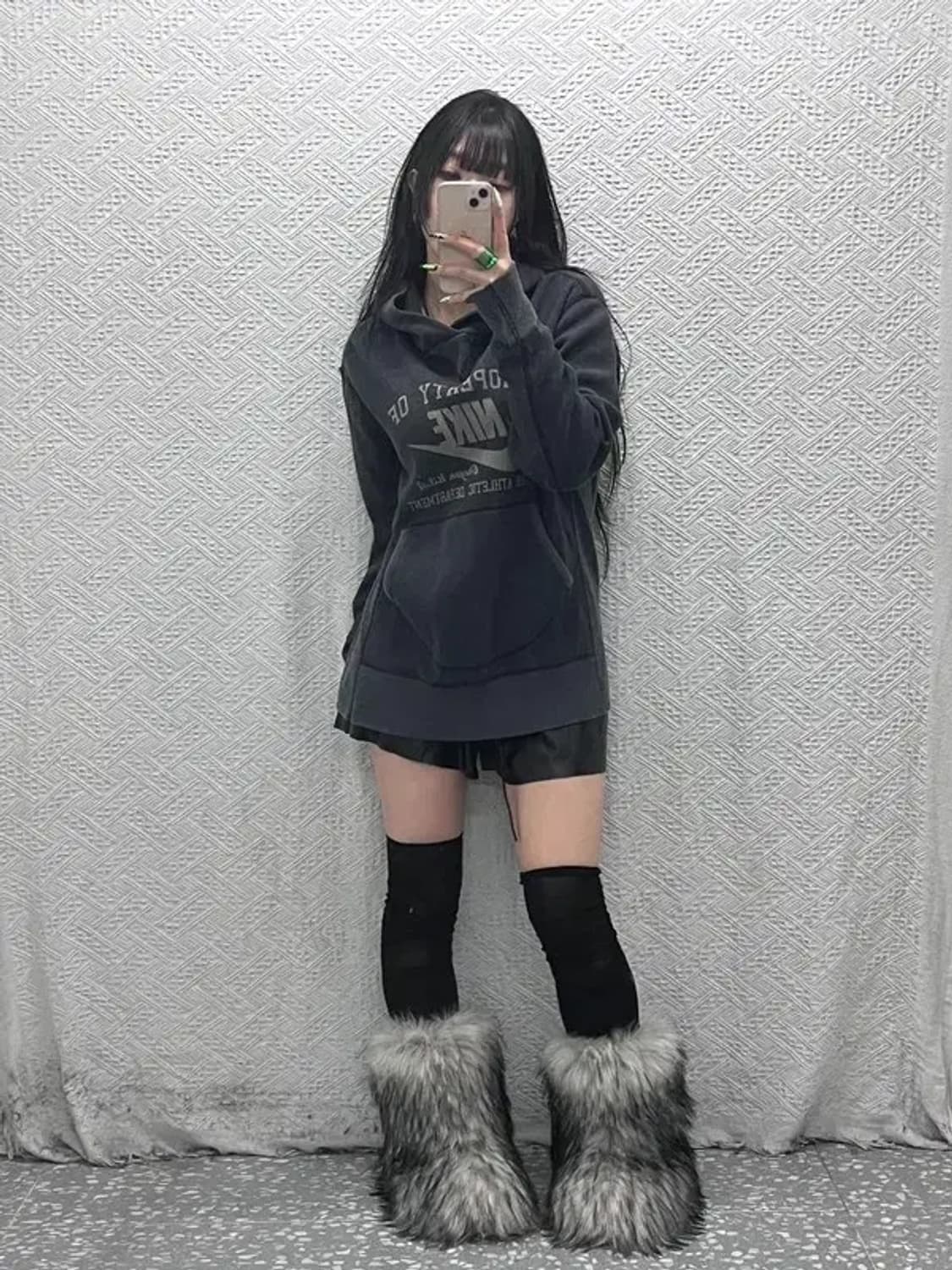 나이키 올드스쿨 빈티지 스트릿 와플 후드티 L C08563 상품이미지2