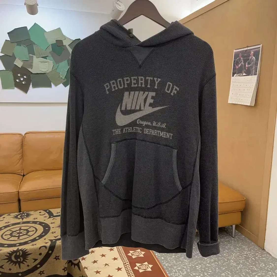 나이키 올드스쿨 빈티지 스트릿 와플 후드티 L C08563 상품이미지3