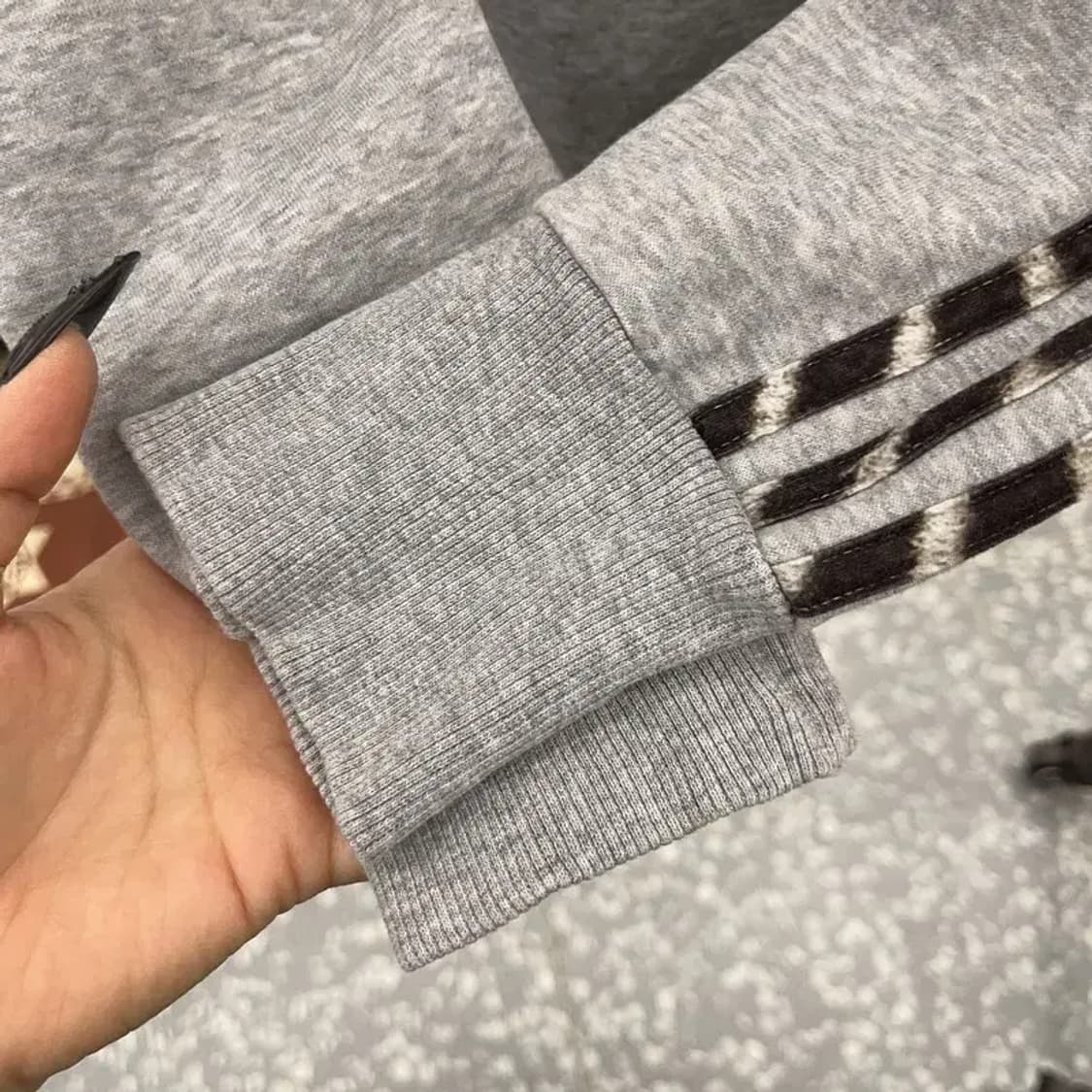 아디다스 희귀 갸루 지브라 레오파드 스웻 져지 집업 95 C08571 상품이미지7