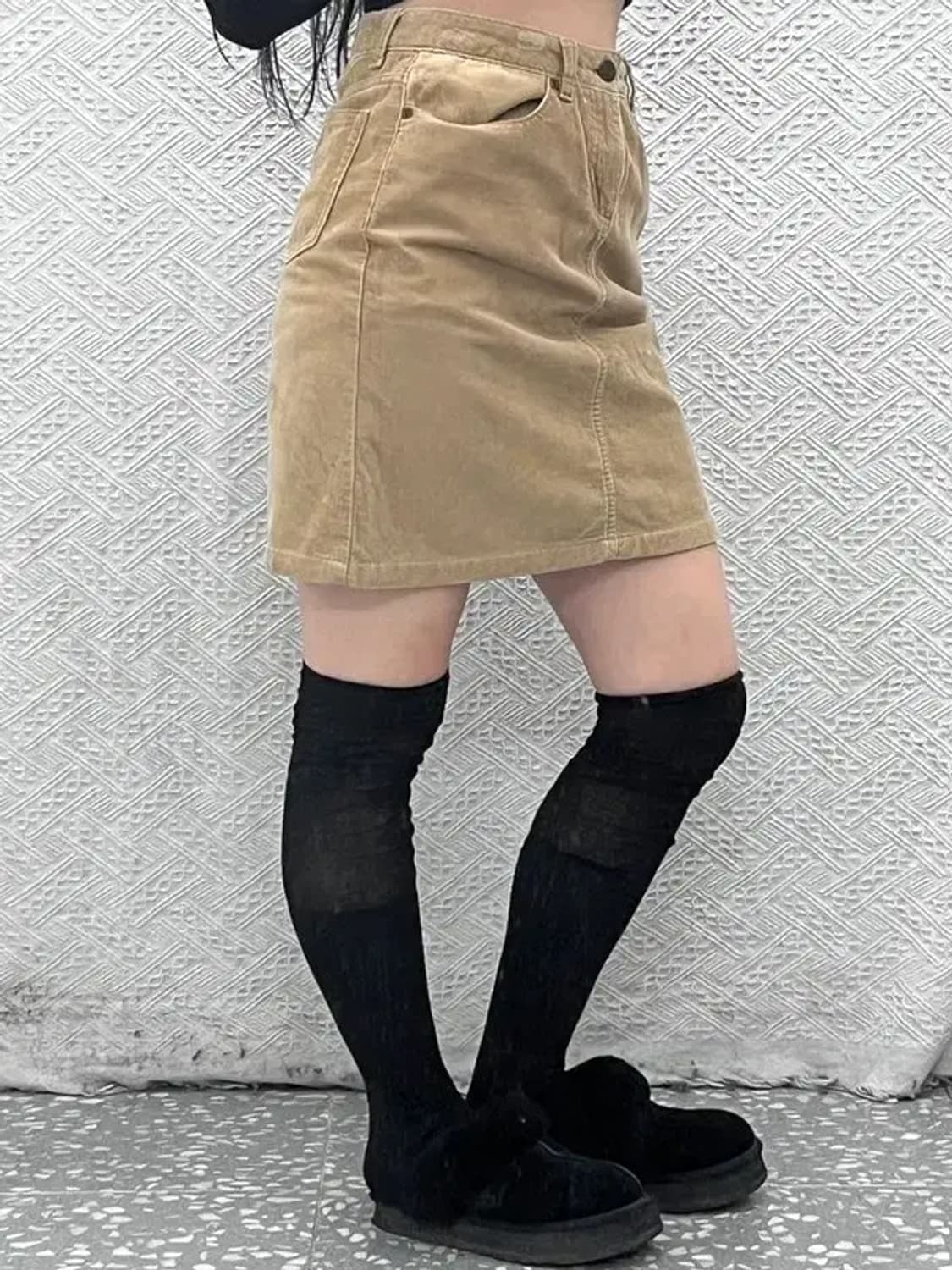 폴로 랄프로렌 캐주얼 여리 코듀로이 골덴 미니스커트 27인치 C08589 상품이미지2