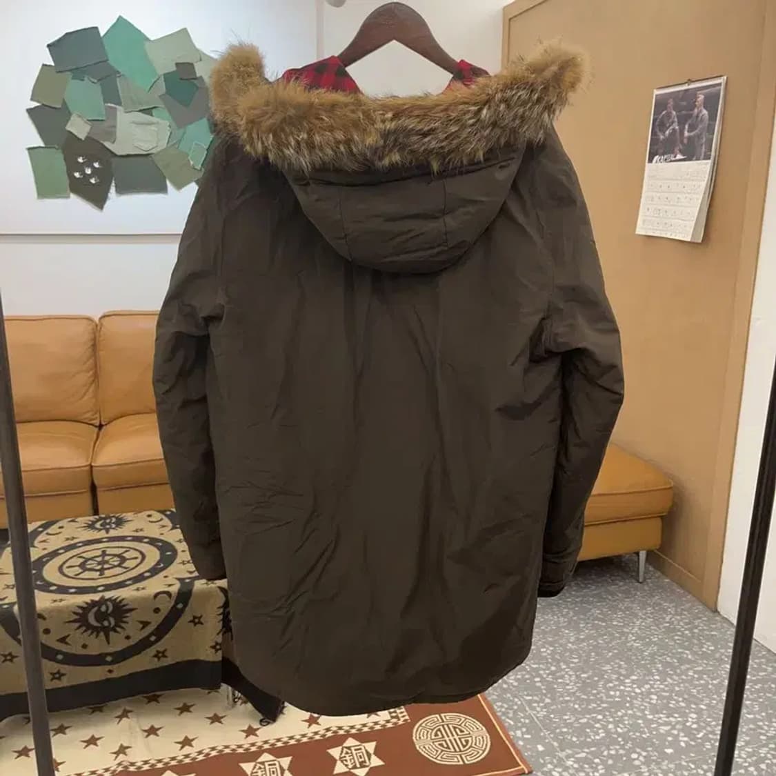 울리치 캐주얼 레트로 덕다운 워크 패딩 자켓 M C08573 상품이미지4